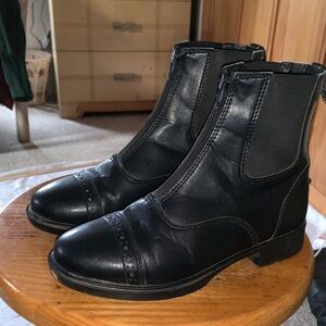 Riding Sport paddock boots size 6 black leather